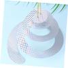 CAXUSD Reflective Bird Deterrent Wind Spiral, Silver, Rotating, for Carports and Boat Docks view 2