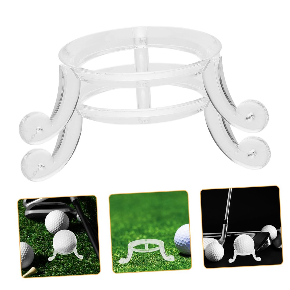 Abaodam Baseball and Golf Ball Holder, 5-Piece Acrylic Display Stand