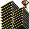 DMIMIA 20 Sheets Black Flower Wrapping Paper with Gold Edge, 56 x 56 cm view 1