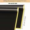 DMIMIA 20 Sheets Black Flower Wrapping Paper with Gold Edge, 56 x 56 cm view 3