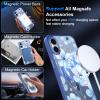 Phoona iPhone 16 Case with MagSafe, Blue Flowers view 2