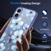 Phoona iPhone 16 Case with MagSafe, Blue Flowers view 3