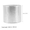 Self-Adhesive Silver Aluminum Foil Repair Tape for Sealing view 2