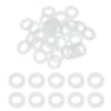 QUARKZMAN 30-Pack M8 Silicone Flat Washers, 8 mm ID x 15 mm OD x 2 mm Thick, White view 1