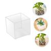 Toyvian 2-Piece Transparent Plastic Terrarium Set, Micro-Landscape Containers for Plants, Moss, DIY Terrariums, Decorative Landscape Bottles view 4