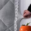 Stretch Soft Headboard Slipcover for Double, Queen and King Beds, Dustproof, Gray, 160 cm view 4