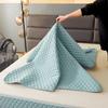 TYYUETY Wraparound Mattress Cover with Removable Zipper, Moisture-Resistant Mattress Protector for Innerspring Mattresses, Cyan, 105 x 190 + 20 cm view 4