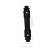 Sliding Door Handle and Latch Hook Set, Black Zinc Alloy view 2