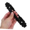 Sliding Door Handle and Latch Hook Set, Black Zinc Alloy view 3