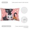 QSMGHKD Rectangular Pillow Covers, 30 x 50 cm, Cartoon Cat Print, Super Soft Plush view 4