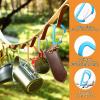 GGXZHT Small Carabiner Clips 5 cm, Aluminum, 10-Pack, 5 Colors view 4