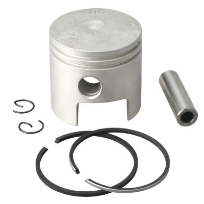 FNWXGMFZ 677-11631-00 Standard Piston Set for 2-Stroke 5/8 HP Outboard Motor, 50 mm