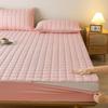 TYYUETY Wraparound Mattress Cover with Zipper, Moisture-Resistant Protector for Innerspring Mattresses, Pink, 80 x 180 + 20 cm view 3