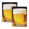 13-Inch Beer Print Laptop Sleeve, Slim Shock-Resistant PU Leather view 3