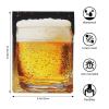 13-Inch Beer Print Laptop Sleeve, Slim Shock-Resistant PU Leather view 4