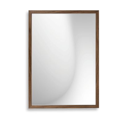 Infantasie Claudia Wall Mirror with Frame, Made to Measure, 40 x 95 cm, Walnut