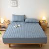 TYYUETY Wraparound Mattress Cover with Removable Zipper, Moisture-Resistant Protector for Innerspring Mattresses, Blue, 180 x 190 + 5 cm view 1