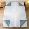 TYYUETY Wraparound Mattress Cover with Removable Zipper, Moisture-Resistant Protector for Innerspring Mattresses, Blue, 180 x 190 + 5 cm view 4