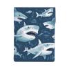 Slim Leather Laptop Sleeve with Shark Print for 13-inch Laptops view 1