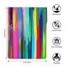 13-Inch Rainbow-Print Leather Laptop Sleeve, Slim and Shock-Resistant view 4