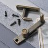 Casiler Window and Door Latch, 2-Pack, Small Sliding Bolt view 4