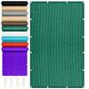 Shade Sail 320 x 440 cm, UV and Wind Protection, Tear-Resistant HDPE Rectangle, Dark Green view 1