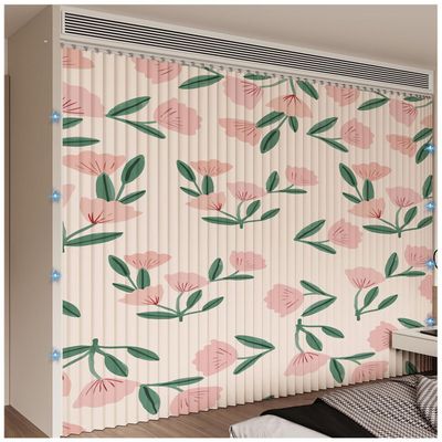APMOE Linen-Look Cabinet Curtain for Kitchen, Open Wardrobe and Shelves with Self-Adhesive Track (A, Track W 200 cm/Curtain H 200 cm)