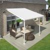 Rectangular Shade Sail with Eyelets, 300 x 360 cm, White view 2