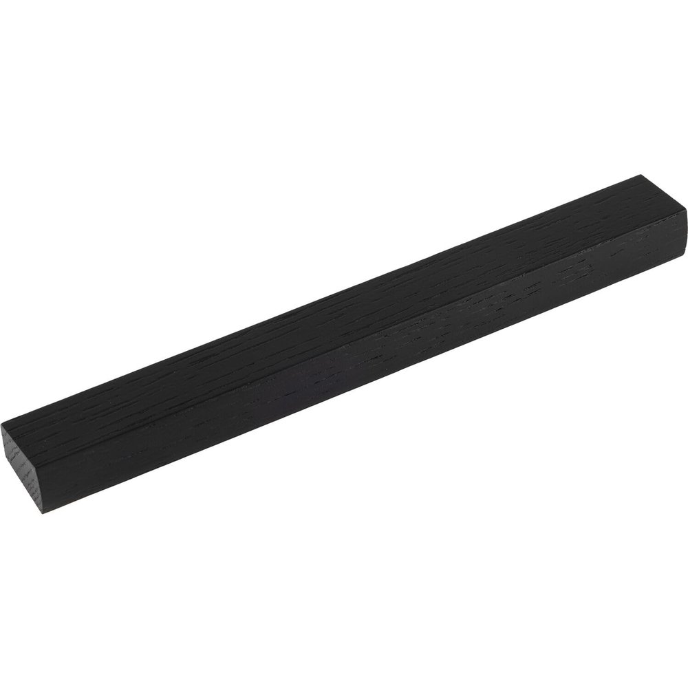 Trim 1410 Cabinet Handle, 128 mm Hole Spacing, 168 mm Wide, Black-Stained Ash