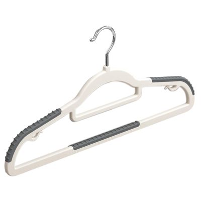 Hangers Slim Hangers Closet Organizer | Compact, Space-Saving Organizer with Swivel Hook for Coats, Dresses, Shirts, Jackets, and Pants