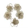 WEKONUMEX Embroidered 3D Lace Appliqués for Repairing and Decorating Clothes (Ivory) view 2