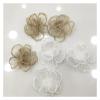 WEKONUMEX Embroidered 3D Lace Appliqués for Repairing and Decorating Clothes (Ivory) view 4