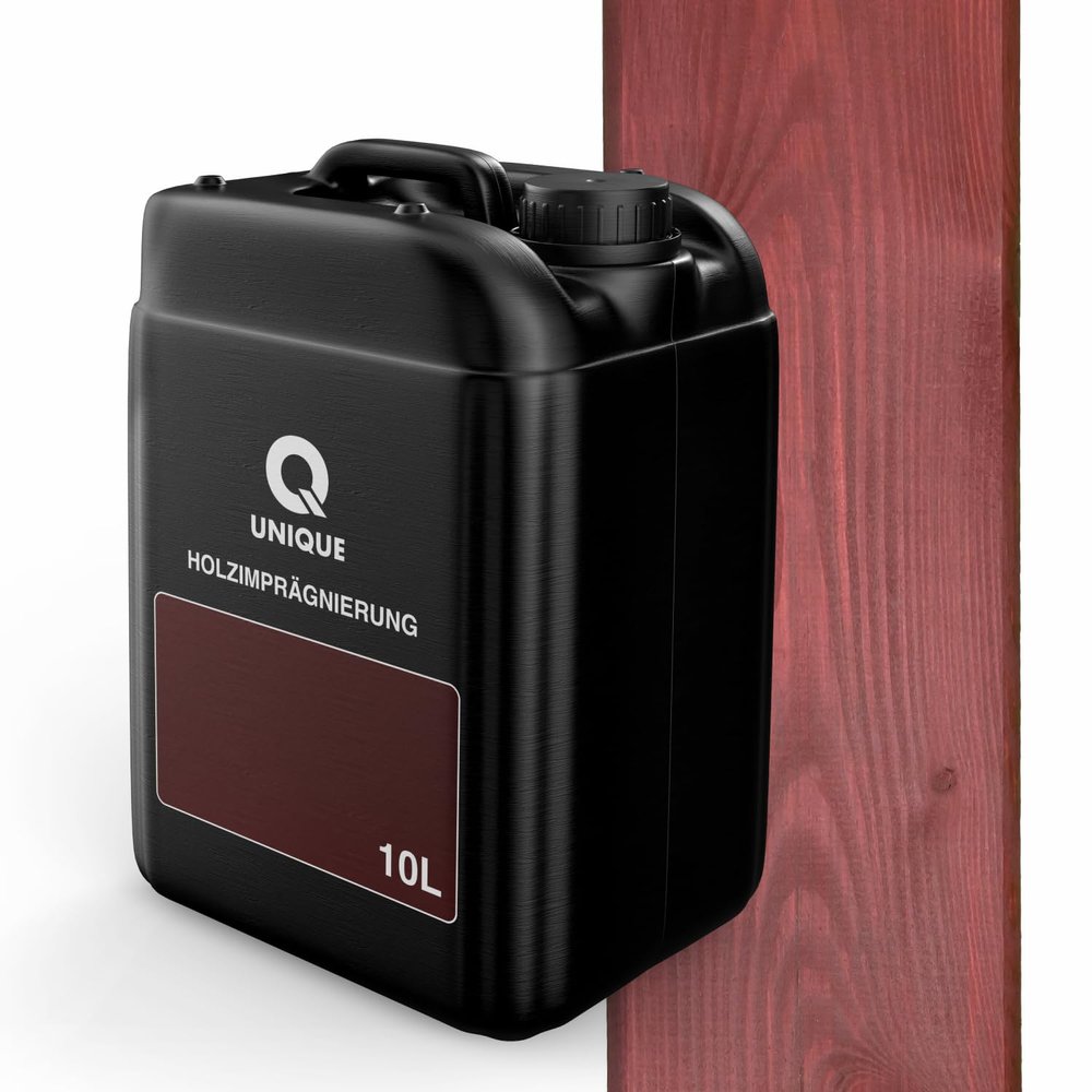 Q UNIQUE 2-in-1 Colored Wood Preservative, 10 L, Sakura