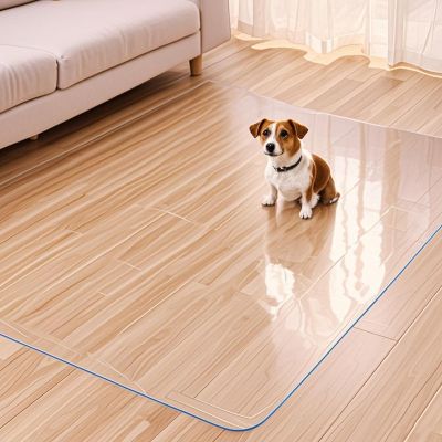 Transparent Chair Mat for Hard Floors, 3 mm, 120 × 220 cm
