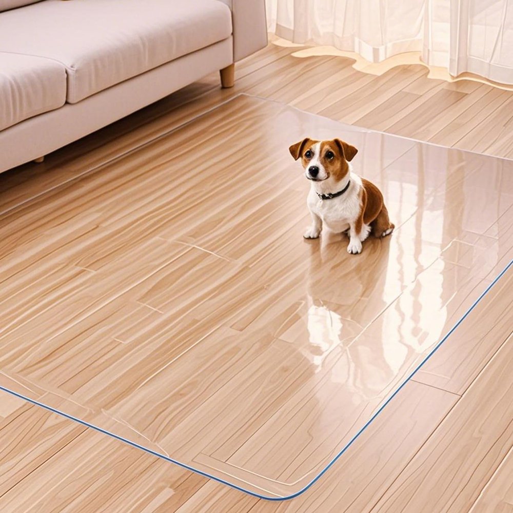 Transparent Chair Mat for Hard Floors, 3 mm, 120 × 220 cm