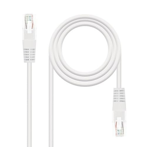 watiowave Cat 6 AWG 24 UTP Ethernet Cable, 30 cm, White