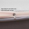 AQIGR Bench Cushion Cover, Removable PU Leather Seat Cover with Zipper, Color 4, 100 x 35 x 5 cm view 4
