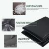 Durable Black HDPE Waterproof Pond Liner, Flexible Liner for Outdoor Ponds, Garden Pools, Fountains, Waterfalls and Planters, 0.12 mm Thick (3 x 12 m) view 3