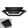 Removable Metal Inspection Hatch for Drywall, Black, 16 x 18 in (40 x 45 cm) view 1