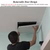 Removable Metal Inspection Hatch for Drywall, Black, 16 x 18 in (40 x 45 cm) view 4