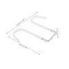 Cabilock 2-Piece Over-the-Door Hooks for Towels, Coats, and Clothing, No Nails view 2
