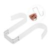 Cabilock 2-Piece Over-the-Door Hooks for Towels, Coats, and Clothing, No Nails view 3