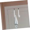Cabilock 2-Piece Over-the-Door Hooks for Towels, Coats, and Clothing, No Nails view 4