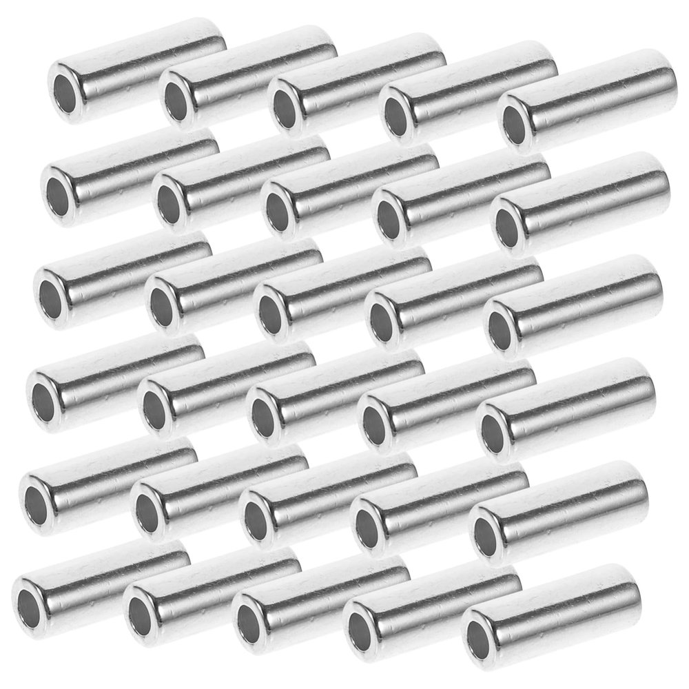 Angoily 30-Piece Metallic Macrame Cord Stoppers