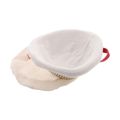 Amosfun Round Bread Proofing Basket, Cotton Cloth and Rope