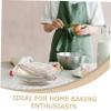 Amosfun Round Bread Proofing Basket, Cotton Cloth and Rope view 3