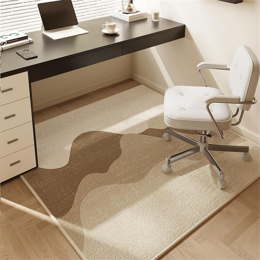 Odot Square Office Chair Mat, Mountain Pattern, 60 x 60 cm