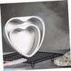 DONFAMDS Heart-Shaped Cake Pan with Removable Bottom view 4