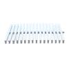 PFDHK Pool Drainage Overflow Grate, Flat Trench Drain Cover, PP Plastic, 250 kg Capacity (2 Pieces, 18 cm) view 1