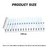 PFDHK Pool Drainage Overflow Grate, Flat Trench Drain Cover, PP Plastic, 250 kg Capacity (2 Pieces, 18 cm) view 2